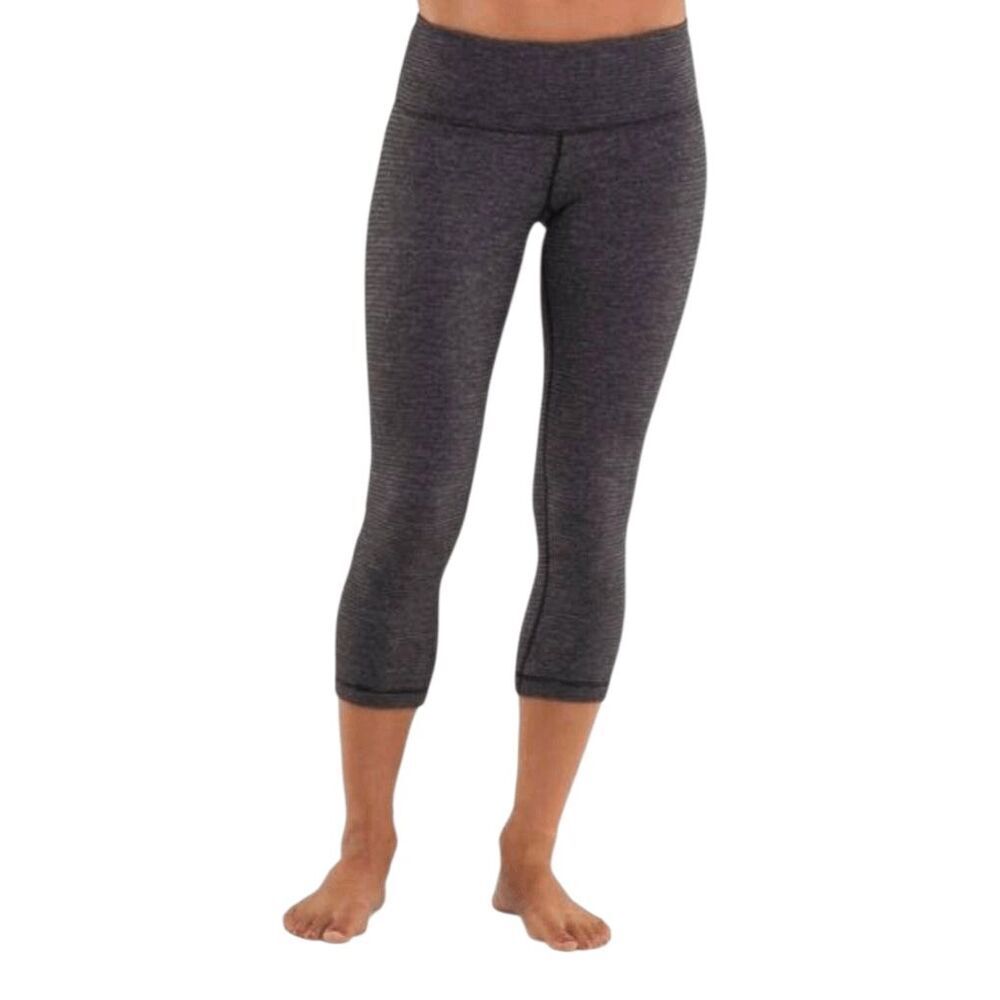 LULULEMON ATHLETICA Wunder Under Crop 'Full-On Luon' Size 10